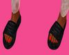 $ Slides w/ Red Toes
