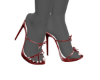 Red Bow Heels