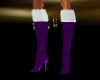Purple Holiday Boots