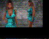 PREGO BLUE & BLACK DRESS