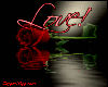 Love rose Sticker