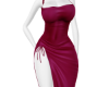 red long dress