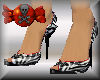 [LI] red zebra heels