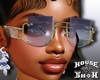 *HS Gold Frame Shades