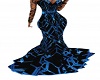 Maze Dress Midnight Blue