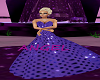 :A: Purple Sequin Dress