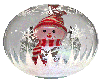 snowman glode Sticker