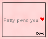 -Devo Sticker for Patty