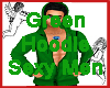 Green Hoodie Sexy Men