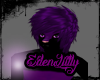 [Eden]Purple Wolf Hair M