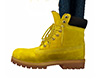 Yellow Lace Work Boots F