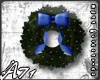 A- Blue Xmas Wreath