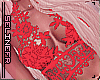 ♥ Lace bikini red