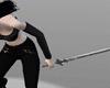 Left Sword  Dark Red Dem