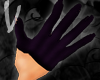 Gaga Purple Half Gloves
