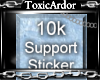 TA 10K Support Sticker