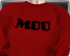 Moo Sweater Red