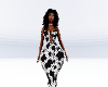 COW PRINT LV BODYSUIT