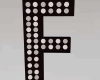 Wall Night Letter F