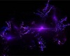 purple burst gown