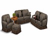 Brown COuntry Couch