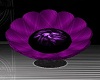 purple flower chair