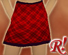 Red Plaid skirt