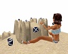 Scottish sandcastle play