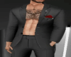 GRAY SUIT NO SHIRT TATT