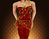 Jeweled Long Red Gown