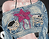 V: Denim Star top /j