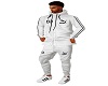 MP~QON WHITE JOGGING SET