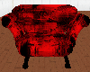 Black~Red Cuddle Chair