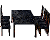 < Table and 8 chairs >