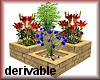 derivable square planter