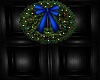 Blue Ribbon Wreath