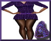 Purple Dress W/Stocking