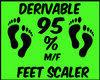 {J} 95 % Foot Scaler