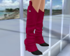 2 Tone Burgundy Boots