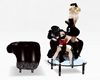 vampys black pose chairs