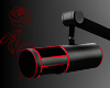 Red & Black Podcast Mic