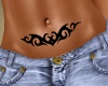 KC~Tribal Belly Tattoo 2
