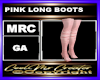 PINK LONG BOOTS