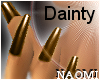 Dainty Gold Nails