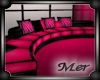 *M* Hot Pink Zebra Couch