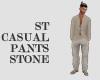 ST CASUAL PANTS STONE