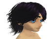 acie black & purple hair
