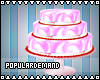 Pink e wedding cake