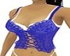 caz blue lacy top