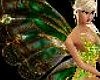 Green/Gold Fairy Wings